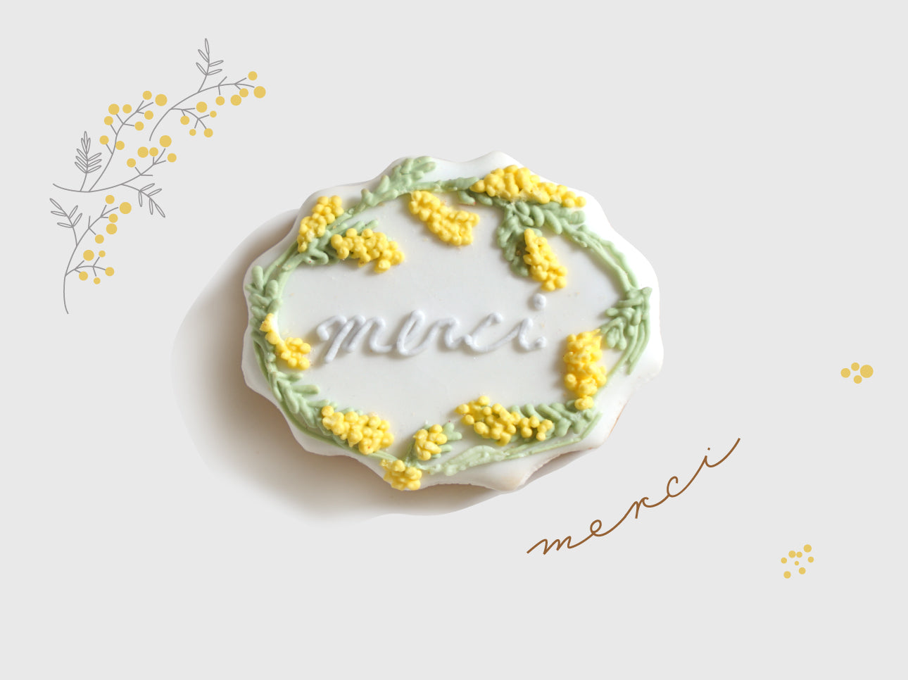 cookie box mimosa ｜Atelier10mois
