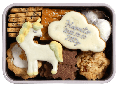 cookie box vegan 名入れクッキー入り